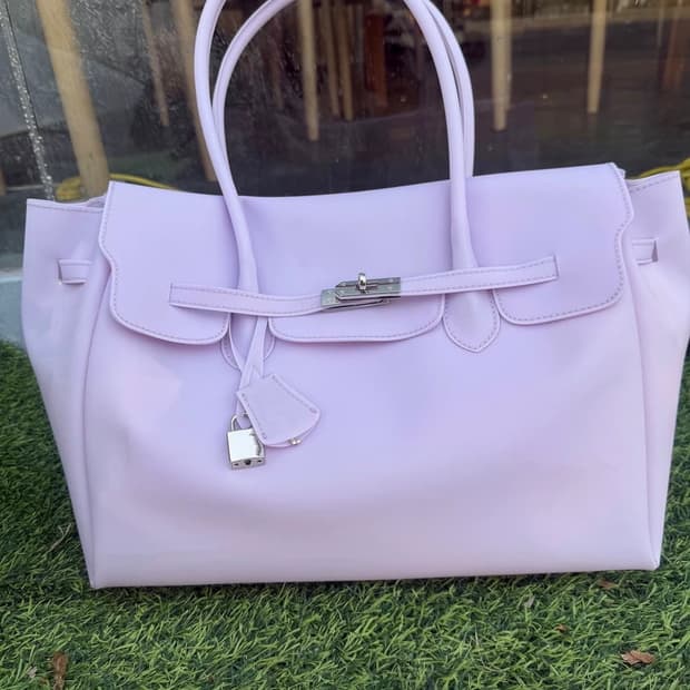 젤리버킨백/jelly firkin bag (lavender)