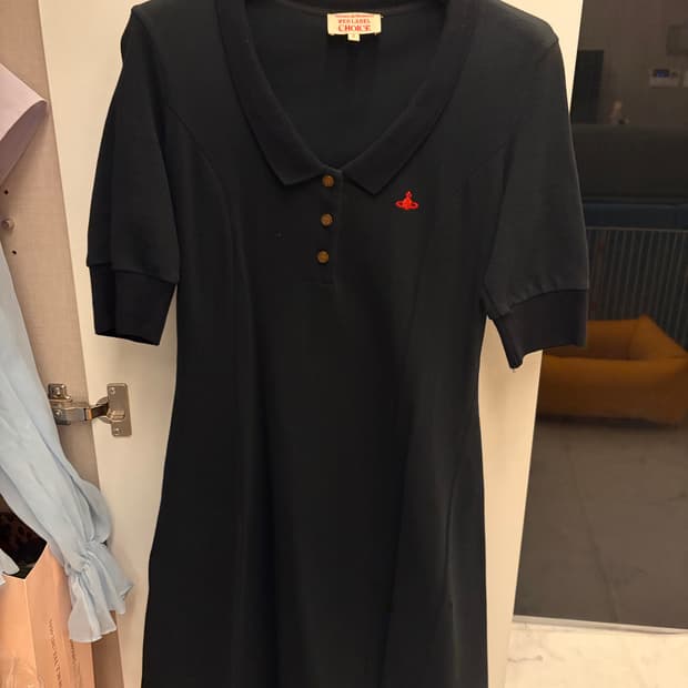 비비안웨스트우드  레드라벨 코튼 원피스