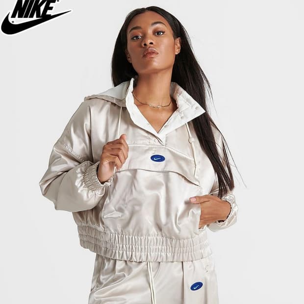 나이키 크롭 아노락 패딩