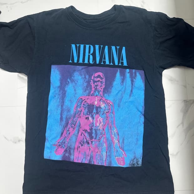[L] 00s 너바나 nirvana sliver 빈티지 티셔츠