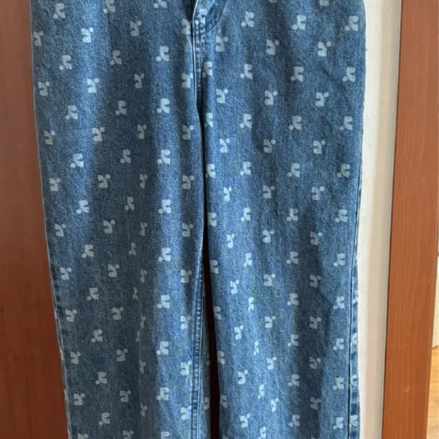 레스트 앤 레크레이션 데님 패턴 바지 S사이즈