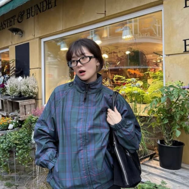 슬기 칼하트 리버시블 플래너 자켓