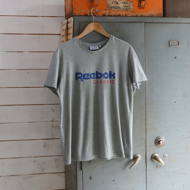 (착용컷) Reebok 프린팅 반팔 티셔츠 (남성용 100)