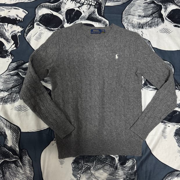 폴로랄프로렌 꽈배기니트 여성 M사이즈 