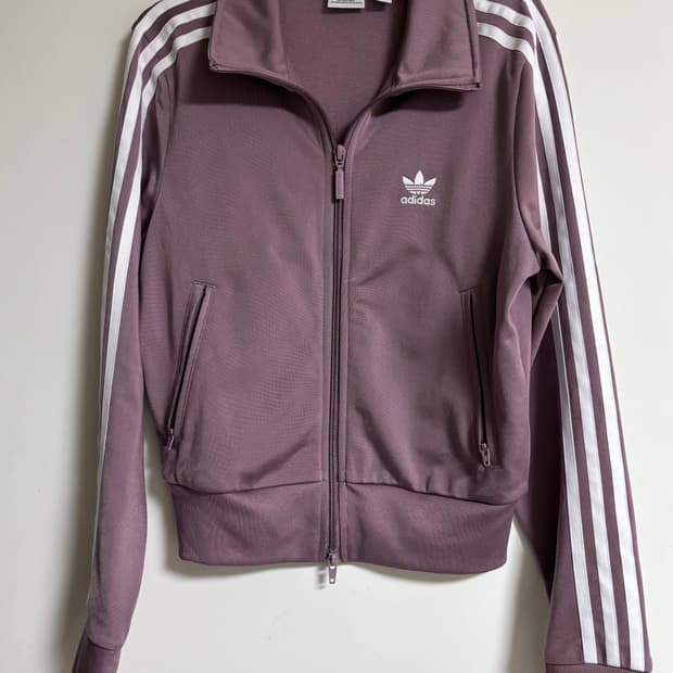 아디다스 파이어버드 크롭 트랙탑 핑크 xs