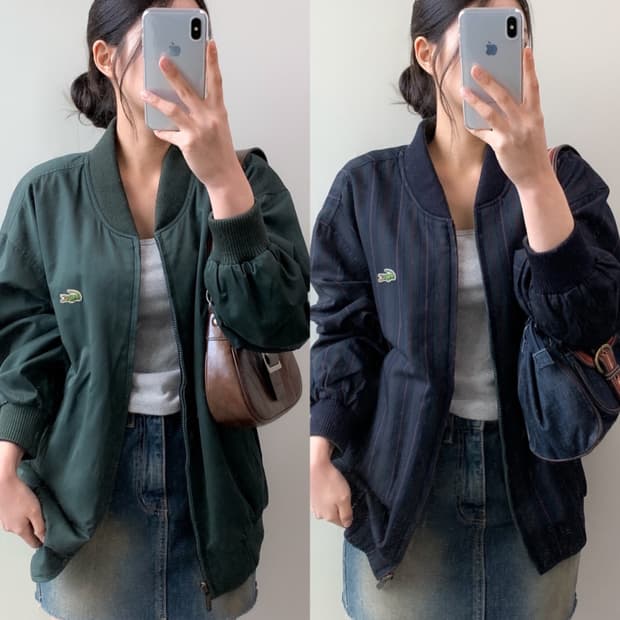 라코스테 양면 자켓