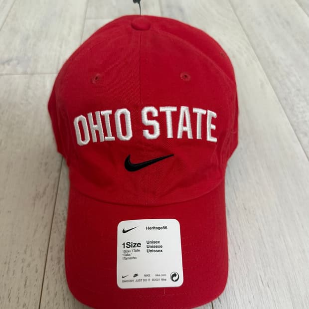 나이키 헤리티지 86 Ohio State 대학 빈티지 볼캡