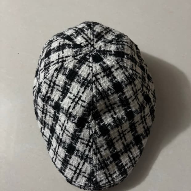 체크 뉴스보이캡