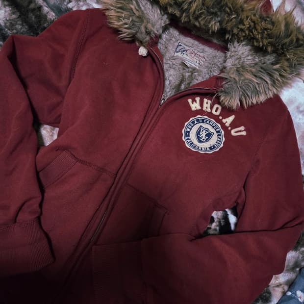 후아유 버건디 울프죠 XL