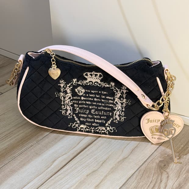 쥬시꾸뛰르 숄더백 가방 베이비베어 베메클 핀터깔 갸루 y2k 