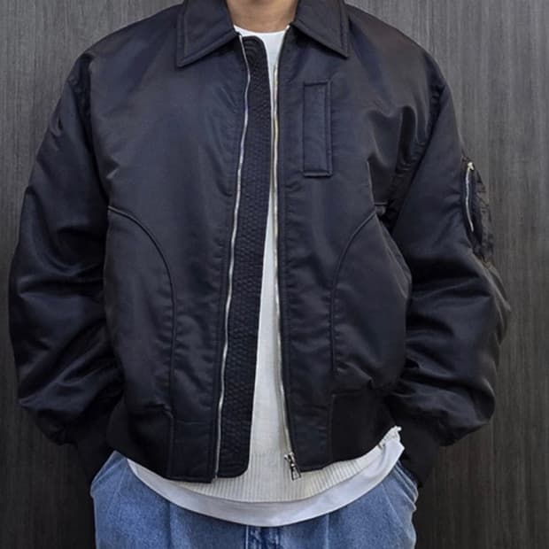 송지오 MA1 항공 점퍼 블랙 판매