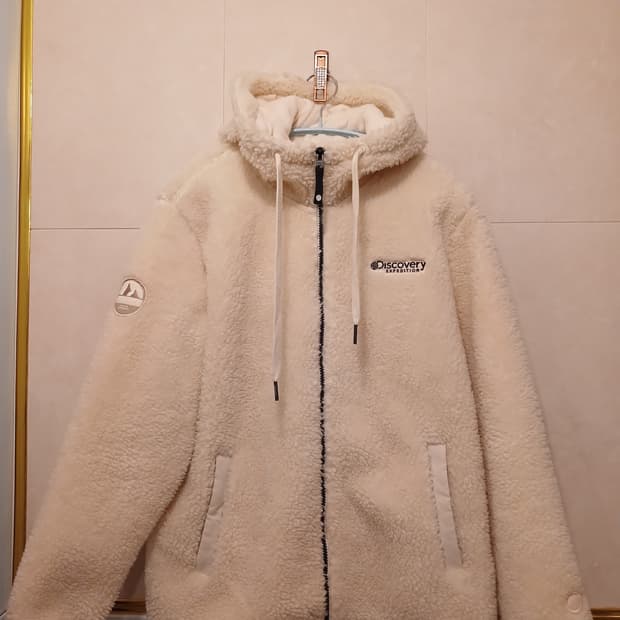 디스커버리 정품 여성 후드뽀글이 95 ~ 100 사이즈