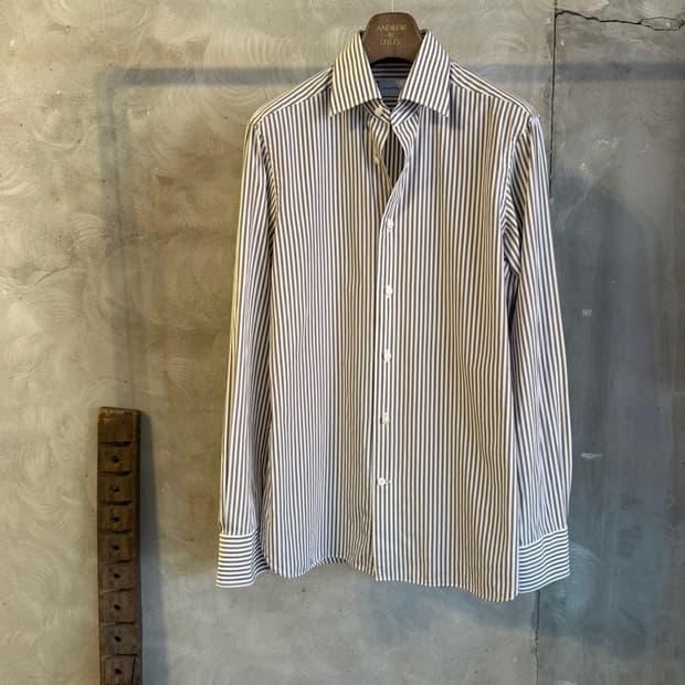 에르메네질도 제냐 드레스 셔츠 100