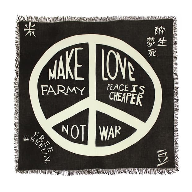 [품절제품/미개봉새상품] kapital 캐피탈 피스 스톨 스카프