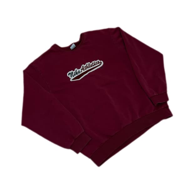 나이키 버건디 어슬레틱 맨투맨