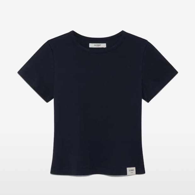글로니 G BABY TEE (NAVY) xs사이즈 