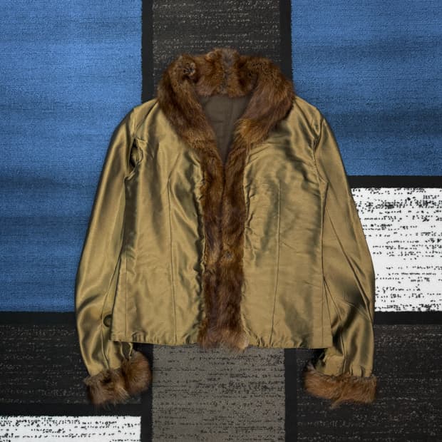 투모로우랜드 퍼 라이너 자켓