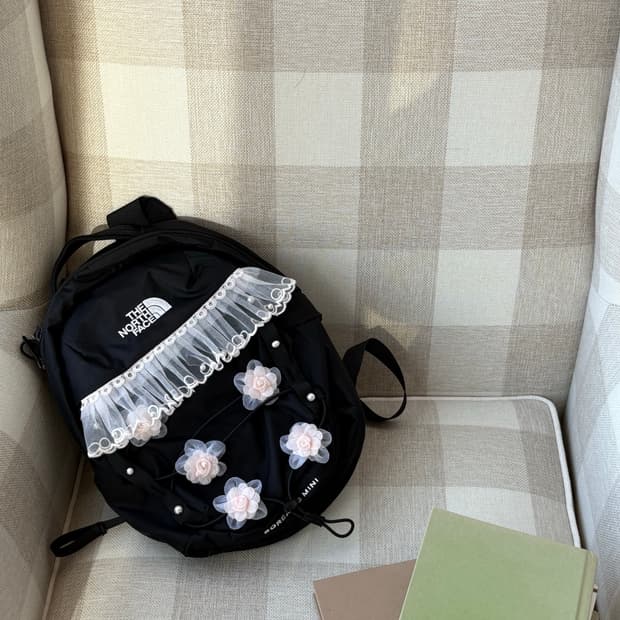 frill flower bagpack