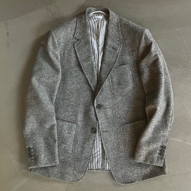 톰브라운 트위드 자켓 48 made in Italy