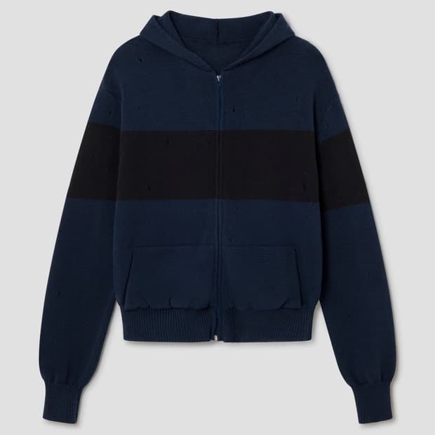 [S,M]기마구아스 Capitan 니트 후드 집업