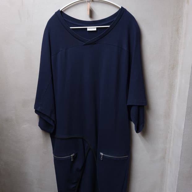 Dries van noten 지퍼 롱 반팔 티셔츠 xs