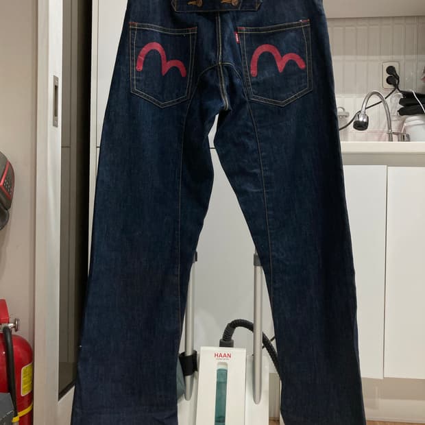 Evisu에비수 프린팅 데님 팬츠
