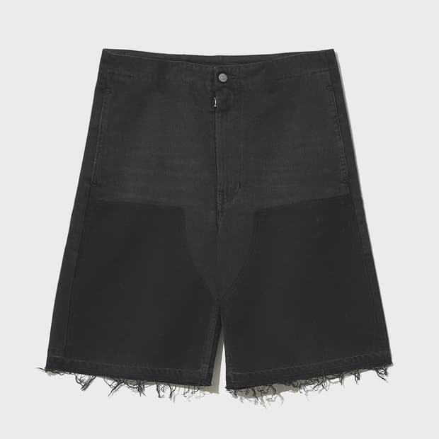MM6 denim shorts