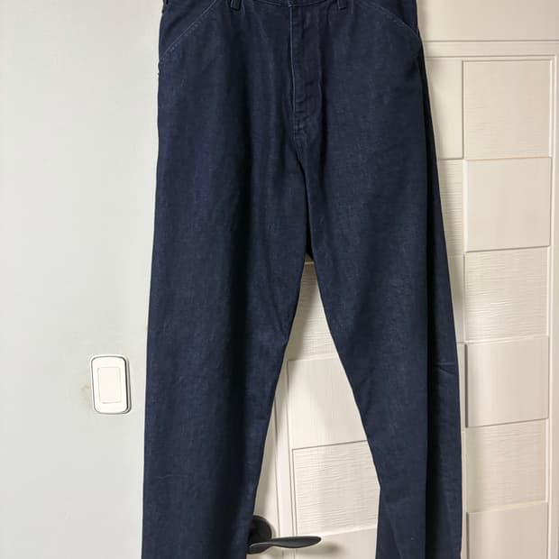 해칭룸 와이드 커브드진 워시드인디고 L (04)