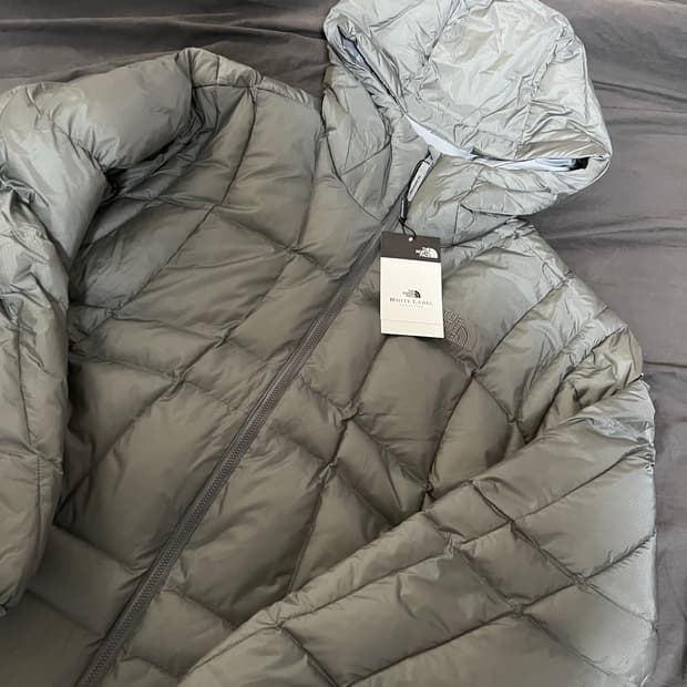 (L) 노스페이스 경량패딩 그레이 새상품 웨이브LT온 자켓