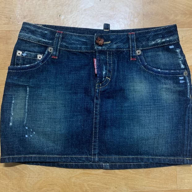 DSQUARED2 디스퀘어드 데님 미니스커트(40 사이즈)