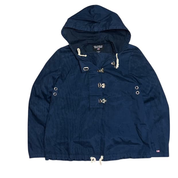 폴로 랄프로렌 성조기 버클 파이어맨 아노락 후드 바막