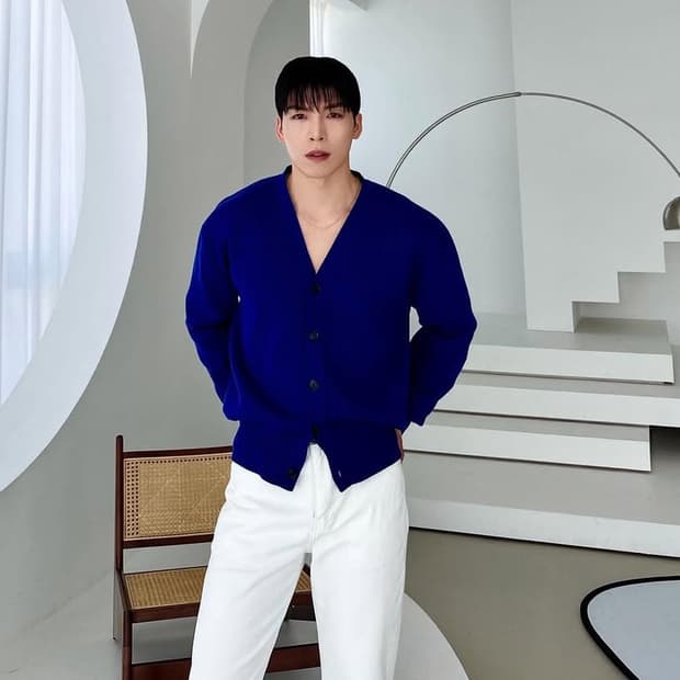 깡스타일리스트 니트 가디건 