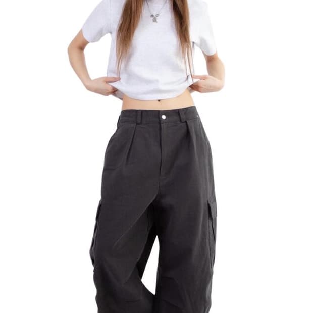 릿킴 피치 카고 와이드 팬츠 free