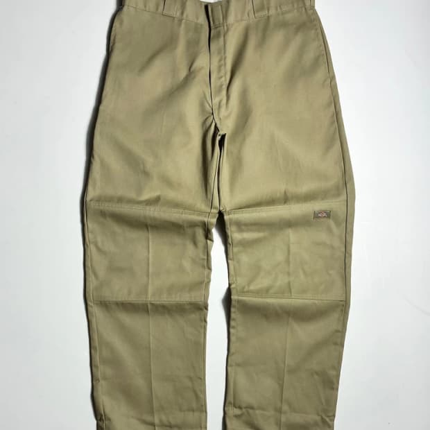 디키즈 Dickies 더블니 루즈핏 베이지 워크 팬츠 ON1017