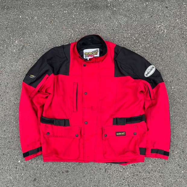 90s JOE ROCKET 레이싱 자켓 올드스쿨 라이더 점퍼 L