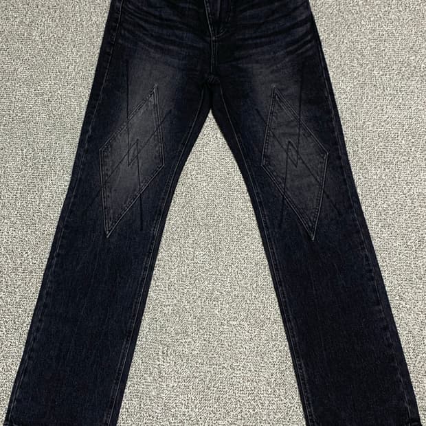 etce 데님 팬츠 블랙