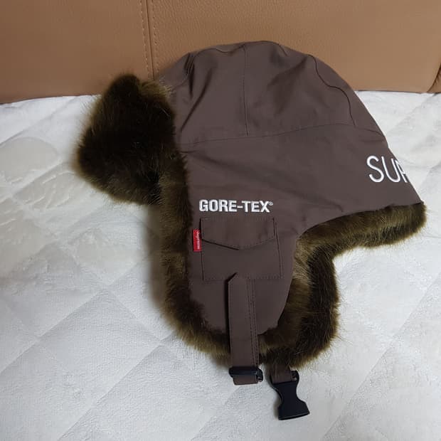 슈프림 고어텍스 트루퍼 햇 모자 브라운 18FW