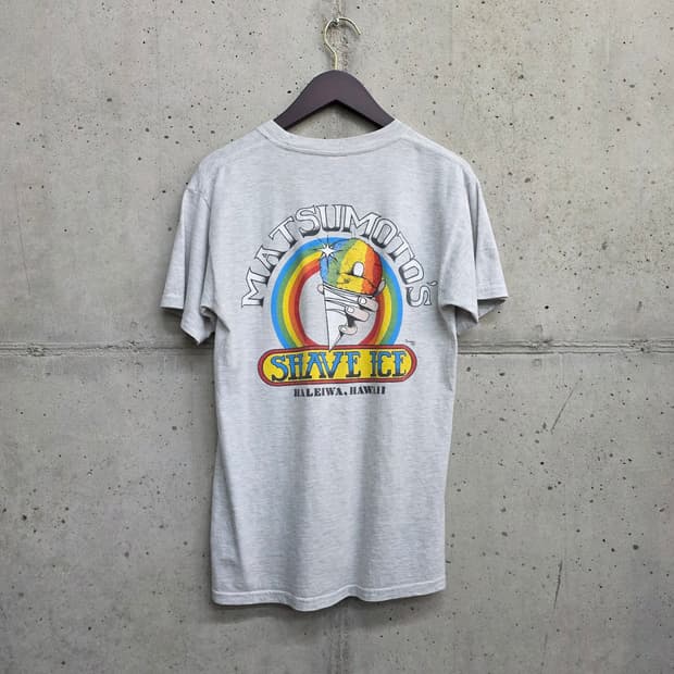 [s]90s 하와이 마츠모토 셰이브 아이스 반팔 티셔츠