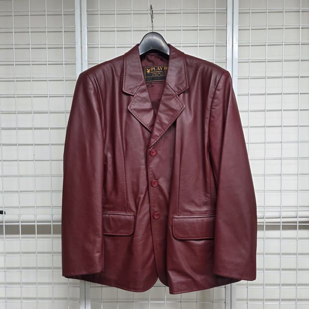 PLAY BOY 소가죽자켓