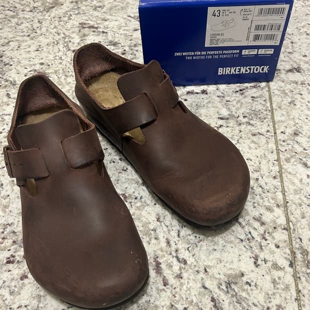 [43] 버켄스탁 런던 오일드 레더 하바나 레귤러(166531)