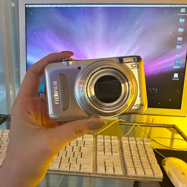(작례o,풀박o) Fujifilm 후지필름 T300 실버 빈티지 디카