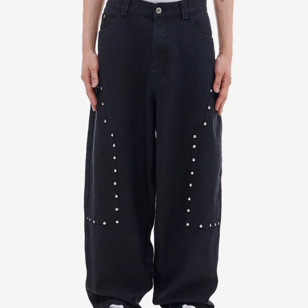 아카이브볼드 스터드데님팬츠