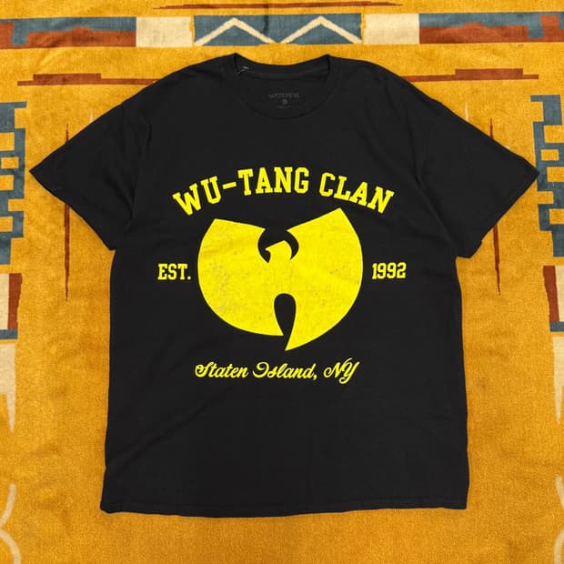 Wu tang 우탱클랜 오리지널 머천다이즈 반팔 티셔츠 N1532