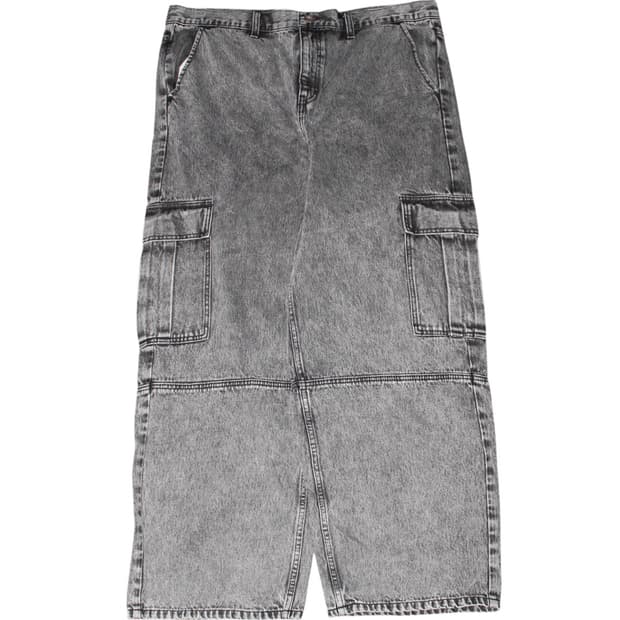 unknown Oversize Wide Cargo Denim Pants