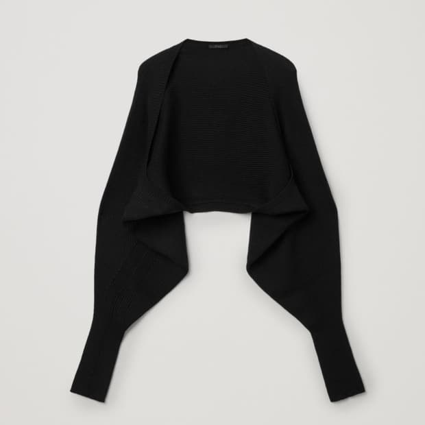 COS 코스 니티드 메리노 울 하이브리드 가디건