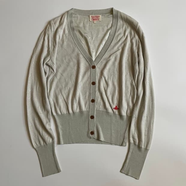 비비안웨스트우드 레드라벨 가디건