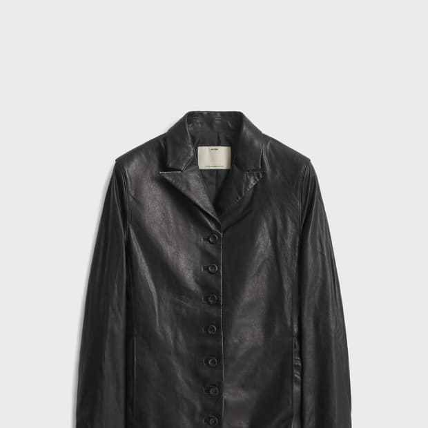 포터리 우먼 레더 블레이저 새상품