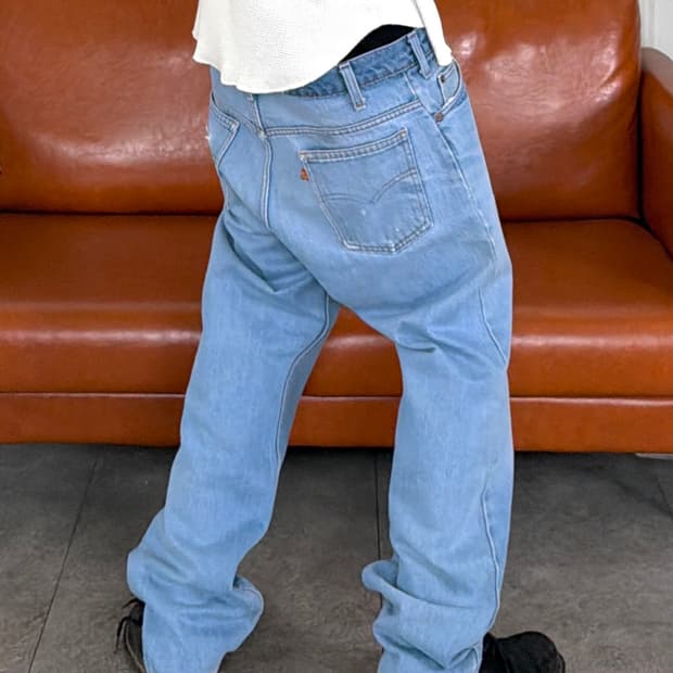 리바이스 517 부츠컷 오렌지탭