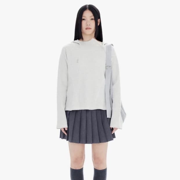 할로미늄 와플후디 