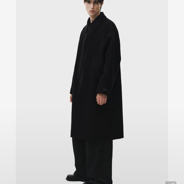 지오송지오 블랙 발마칸 코트 새상품 판매